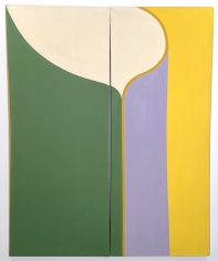 Untitled, 1963 Acrylic on canvas (Diptych)