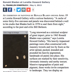 The Sun Review of Ronald Bladen