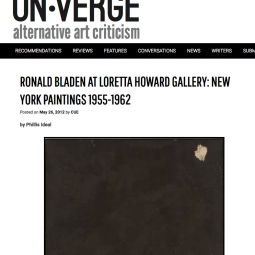 On-Verge Review of Ronald Bladen