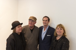 Margrit Lewczuk (Painter), Bill Jensen (Painter), Robert S. Mattison (Art Historian), and Liza Mattison