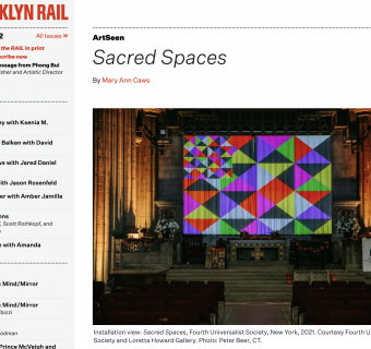 The Brooklyn Rail: Sacred Spaces: Art and Spirituality review by Mary Ann Caws