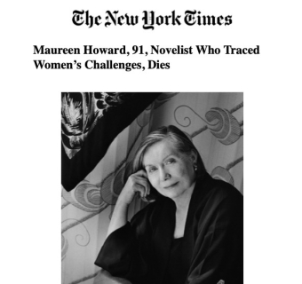 Remembering Maureen Howard, 1930 - 2022